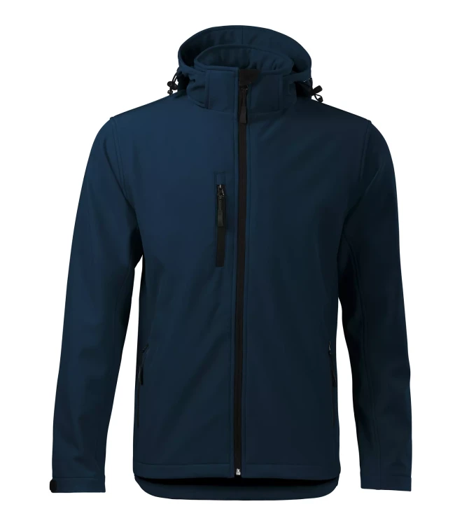 Kurtka czarna softshell Malfini męska z logo na sercu i plecach z nadrukiem logo firmy 300g 522 WSZYSTKIE KOLORY (35).webp