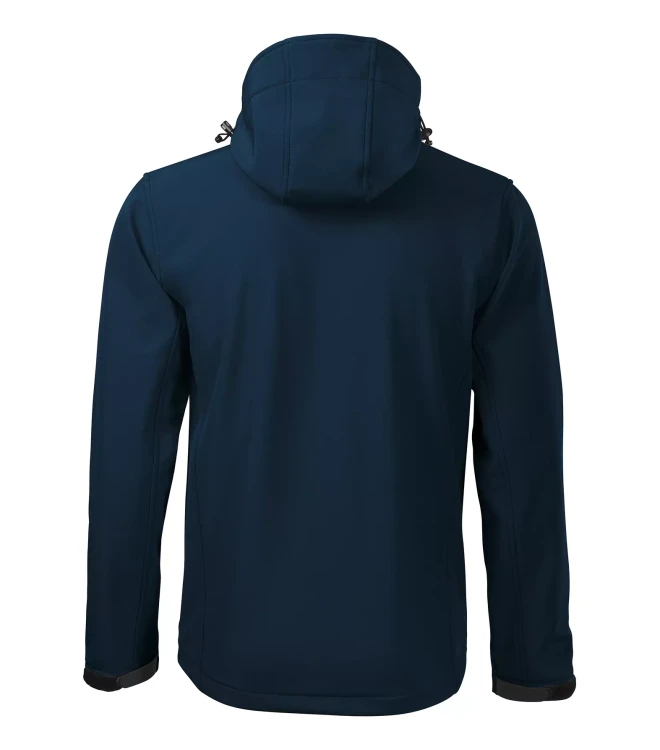 Kurtka czarna softshell Malfini męska z logo na sercu i plecach z nadrukiem logo firmy 300g 522 WSZYSTKIE KOLORY (36).webp
