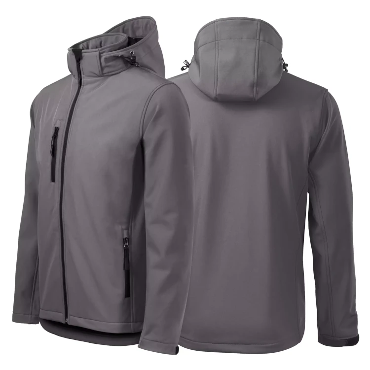 Kurtka czarna softshell Malfini męska z logo na sercu i plecach z nadrukiem logo firmy 300g 522 WSZYSTKIE KOLORY (43).webp
