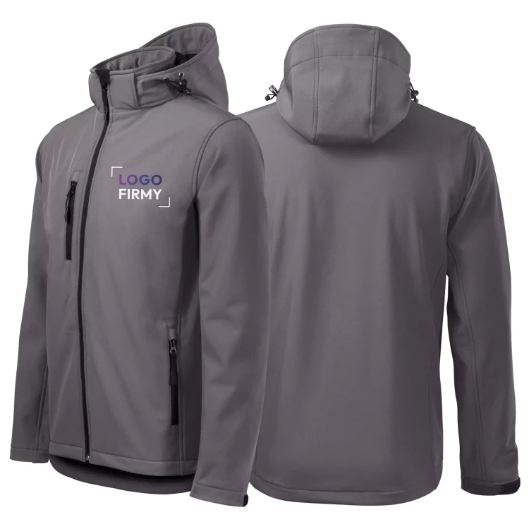 Kurtka czarna softshell Malfini męska z logo na sercu i plecach z nadrukiem logo firmy 300g 522 WSZYSTKIE KOLORY (9).webp