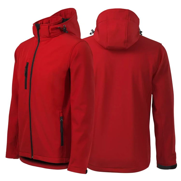 Kurtka czarna softshell Malfini męska z logo na sercu i plecach z nadrukiem logo firmy 300g 522 WSZYSTKIE KOLORY (31).webp