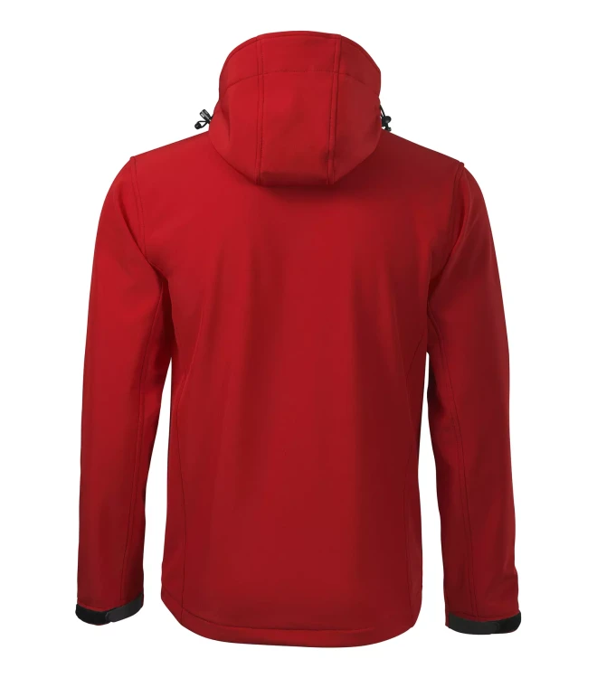 Kurtka czarna softshell Malfini męska z logo na sercu i plecach z nadrukiem logo firmy 300g 522 WSZYSTKIE KOLORY (33).webp