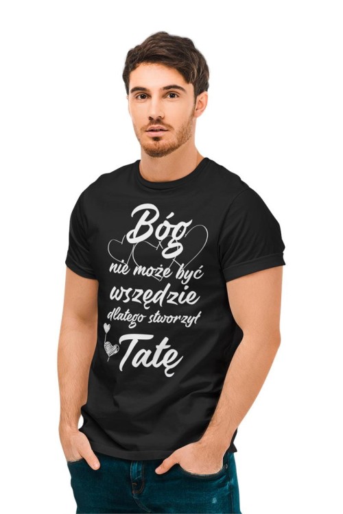 Zestaw koszulek dla Mamy i Taty Bóg nie może być wszędzie dlatego stworzył Mamę i Tate 6.jpg