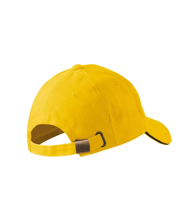 Czapka reklamowa z logo firmy własnym projektem 6 panelowa żółty (4).webp