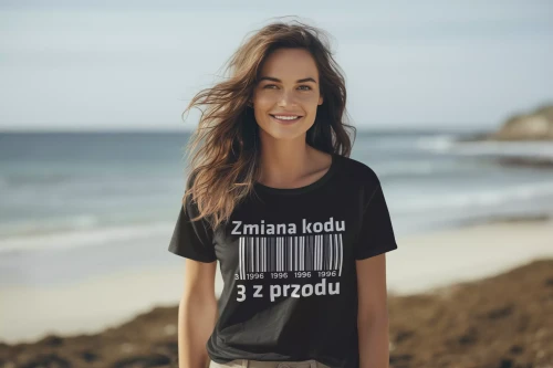 KOSZULKA DLA KOBIETY NA 30 URODZINY ZMIANA KODU NA 3 Z PRZODU 1996 SITO (2).webp