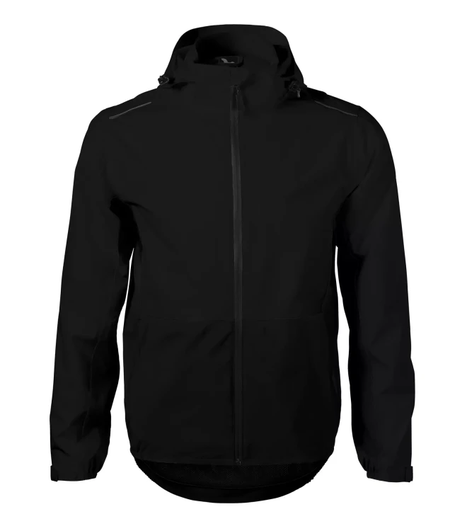 Kurtka czarna softshell Malfini męska Rainbow538 z logo na sercu i plecach z nadrukiem logo firmy 105g WSZYSTKIE KOLORY (2).webp