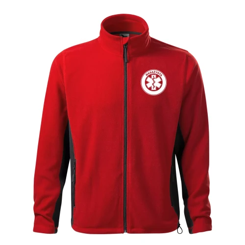 Polar męski z logo na sercu i plecach z nadrukiem MASAŻYSTA 220 gm² Frosty 527 polar męski WSZYSTKIE KOLORY  (1).webp