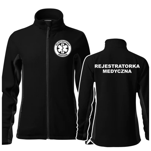 Polar damski z logo na sercu i plecach z haftem REJESTRATORKA MEDYCZNA Frosty 528 220 gm² polar damski WSZYSTKIE KOLORY  (1).webp