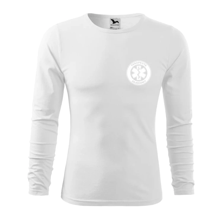Koszulka męska z długim rękawem Fit-T LS 119 160gm² z nadrukiem TERAPEUTA ZAJĘCIOWY na sercu i plecach WSZYSTKIE KOLORY (6).webp