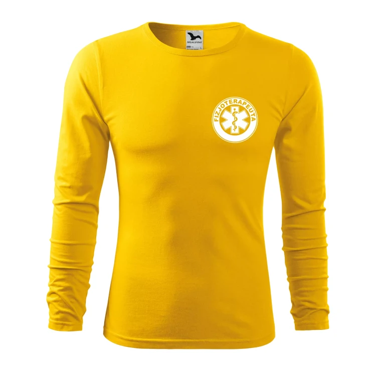 Koszulka męska z długim rękawem Fit-T LS 119 160gm² z nadrukiem FIZJOTERAPEUTA na sercu i plecach WSZYSTKIE KOLORY (6).webp