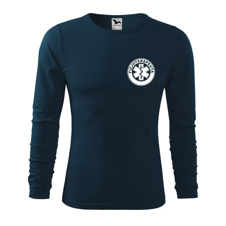 Koszulka męska z długim rękawem Fit-T LS 119 160gm² z nadrukiem FIZJOTERAPEUTA na sercu i plecach WSZYSTKIE KOLORY (7).webp