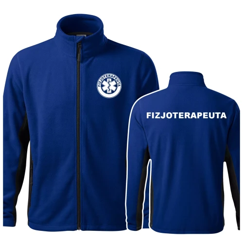 Polar męski z logo na sercu i plecach z haftem FIZJOTERAPEUTA 220 gm² Frosty 527 polar męski WSZYSTKIE KOLORY (1).webp