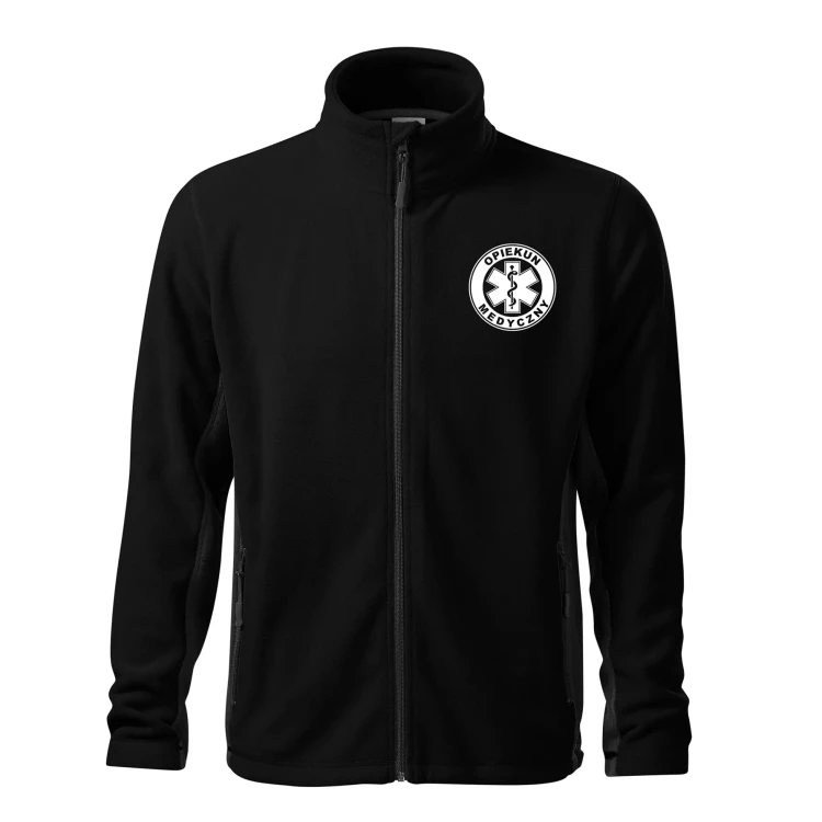 Polar męski z logo na sercu i plecach z haftem OPIEKUN MEDYCZNY 220 gm² Frosty 527 polar męski WSZYSTKIE KOLORY (2).webp