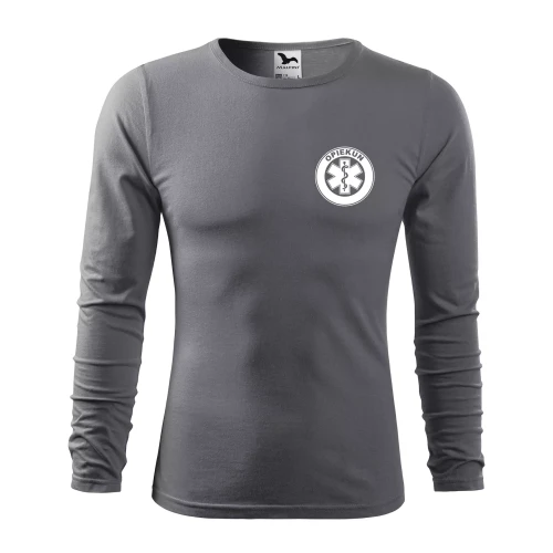 Koszulka męska z długim rękawem Fit-T LS 119 160gm² z nadrukiem OPIEKUN na sercu i plecach WSZYSTKIE KOLORY (2).webp