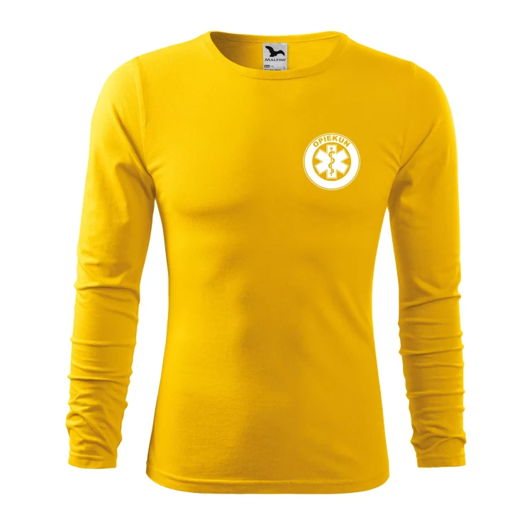 Koszulka męska z długim rękawem Fit-T LS 119 160gm² z nadrukiem OPIEKUN na sercu i plecach WSZYSTKIE KOLORY (6).webp