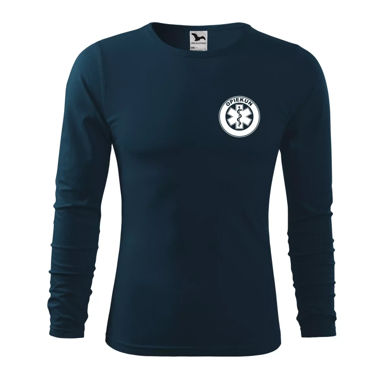 Koszulka męska z długim rękawem Fit-T LS 119 160gm² z nadrukiem OPIEKUN na sercu i plecach WSZYSTKIE KOLORY (7).webp