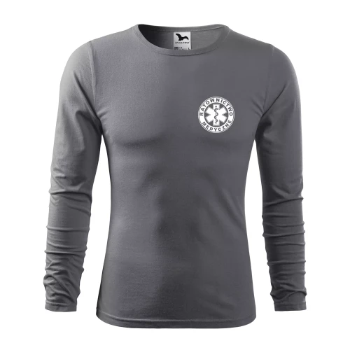 Koszulka męska z długim rękawem Fit-T LS 119 160gm² z nadrukiem RATOWNICTWO MEDYCZNE na sercu i plecach WSZYSTKIE KOLORY (2).webp