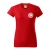 Koszulka damska BASIC 134 medyczna z krótkim rękawem z logo na sercu i plecach z nadrukiem RATOWNICTWO MEDYCZNE logo 160 gm² koszulka krótki rękaw WS (29).webp