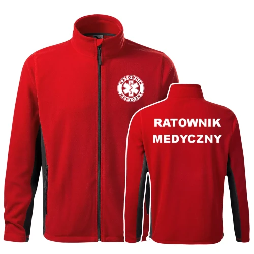 Polar męski z logo na sercu i plecach z haftem RATOWNIK MEDYCZNY 220 gm² Frosty 527 polar męski WSZYSTKIE KOLORY  (1).webp