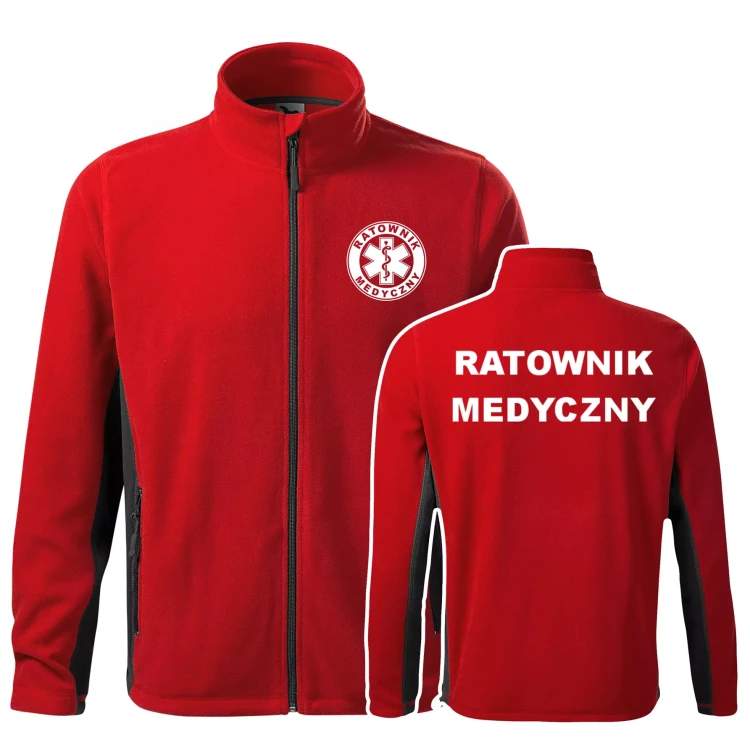Polar męski z logo na sercu i plecach z haftem RATOWNIK MEDYCZNY 220 gm² Frosty 527 polar męski WSZYSTKIE KOLORY  (1).webp