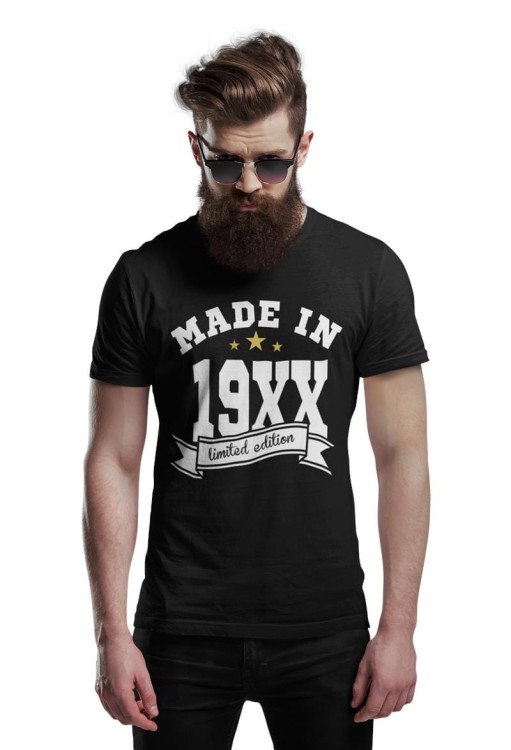 Koszulka na urodziny z dowolną datą z napisem Made in twoja data limited edition.jpg