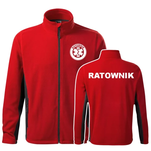 Polar męski z logo na sercu i plecach z haftem RATOWNIK 220 gm² Frosty 527 polar męski WSZYSTKIE KOLORY (1).webp