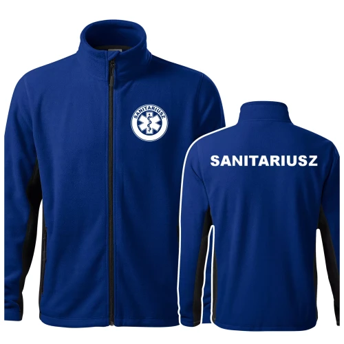 Polar męski z logo na sercu i plecach z haftem SANITARIUSZ 220 gm² Frosty 527 polar męski WSZYSTKIE KOLORY (6).webp