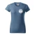 Koszulka damska BASIC 134 medyczna z krótkim rękawem z logo na sercu i plecach z nadrukiem TECHNIK RTG logo 160 gm² koszulka krótki rękaw WSZYSTKIE KOLORY (27).webp