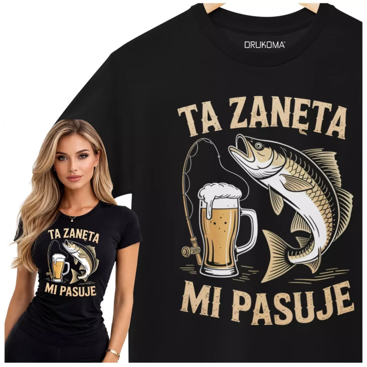 KOSZULKA DAMSKA ZABAWNA NA KAŻDĄ OKAZJE Z NAPISEM TA ZANĘTA MI PASUJE (1).webp