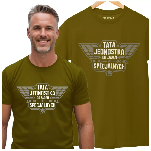 KOSZULKA dla Taty na Dzień Ojca z napisem TATA JEDNOSTKA DO ZADAŃ SPECJALNYCH (2).webp