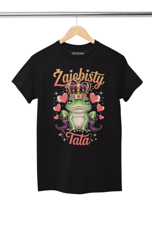 KOSZULKA dla Taty na Dzień Ojca z napisem ŻAJEBISTY TATA (4).webp