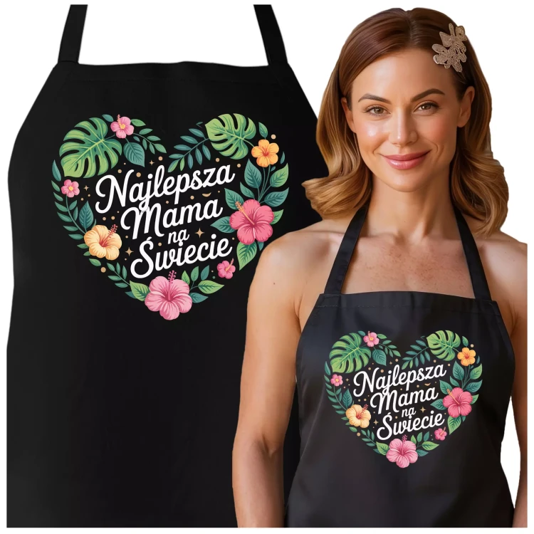 FARTUCH NA DZIEŃ MATKI dla mamy PREZENT Z NAPISEM NAJLEPSZA MAMA NA ŚWIECIE (1).webp