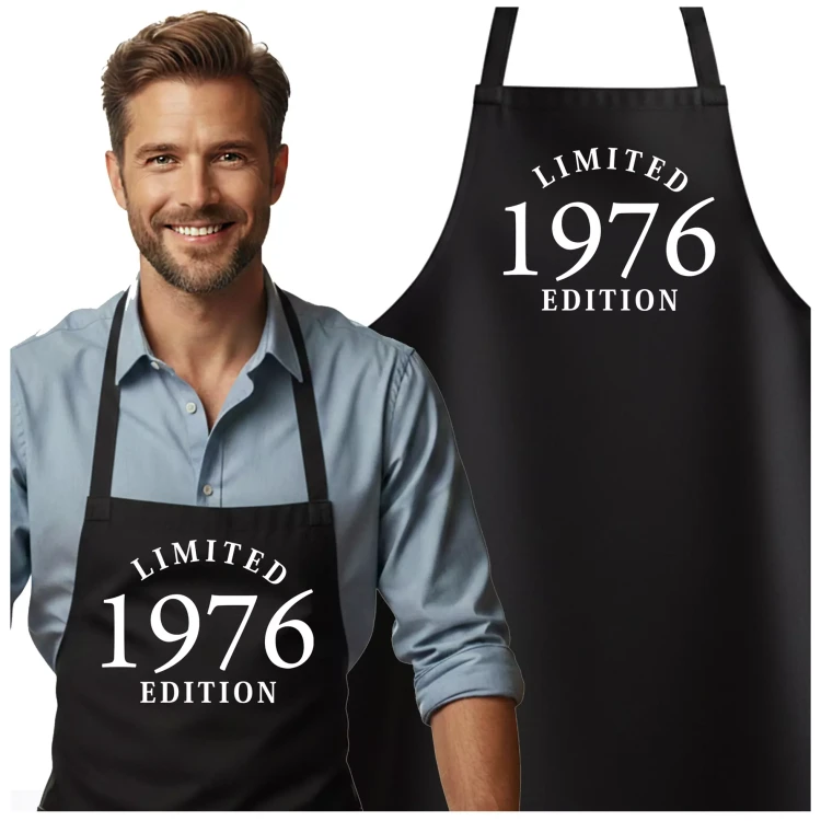 Fartuch na 50 urodziny prezent urodzinowy Limited edition 1976 (2).webp