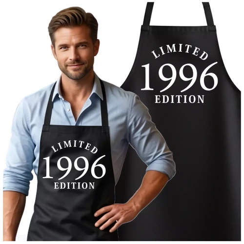 Fartuch na 30 urodziny prezent urodzinowy Limited edition 1996 (2).webp
