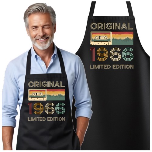 Fartuch na 60 urodziny prezent urodzinowy z napisem ORIGINAL 1966 LIMITED EDITION (2).jpg