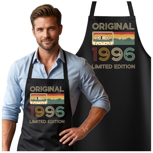Fartuch na 30 urodziny prezent urodzinowy z napisem ORIGINAL 1996 LIMITED EDITION (2).jpg