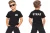 Koszulka – kolor czarny – dziecięca z krótkim rękawem z logo na sercu i plecach unisex z haftem logo OSP 160 g Basic138 koszulka krótki rękaw (2).webp