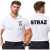 Koszulka – kolor biały – polo z krótkim rękawem z logo na sercu i plecach męska z haftem logo OSP 200 g Pique Polo203 koszulka polo krótki rękaw.webp