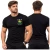 Koszulka – kolor czarny – męska z krótkim rękawem z logo OSP na sercu z nadrukiem 160 g BASIC129 koszulka krótki rękaw (1).webp