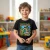 Koszulka dziecięca Z MINECRAFTEM I WŁASNYM IMIENIEM kolor czarny (8).webp
