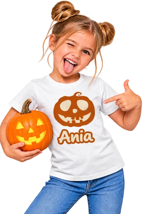 Psotliwa Ania z dynią Halloweenową.webp