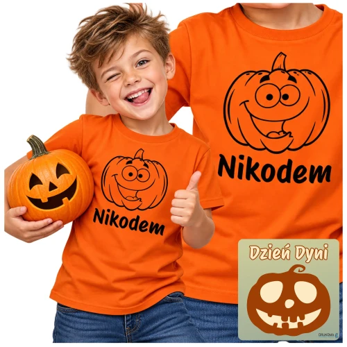 KOSZULKA NA DZIEŃ DYNI Z WŁASNYM IMIENIEM + NAKLEJKI (1).webp