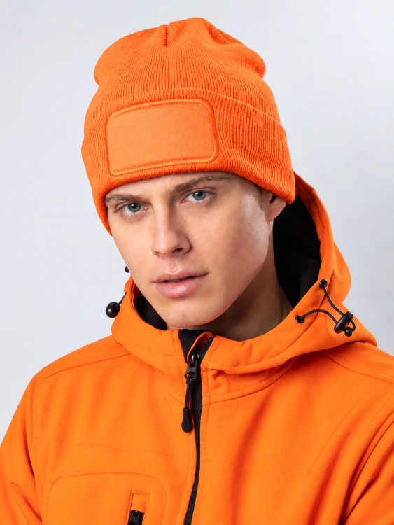 czapka zimowa model CZAZM661 z haftem