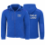 Polar Royal Blue/Royal Blue z haftem – przód i tył, wizualizacja logo