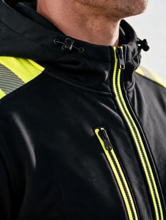 Bluza HV PULSE SWHV500 Black / Gold Fluor – detale