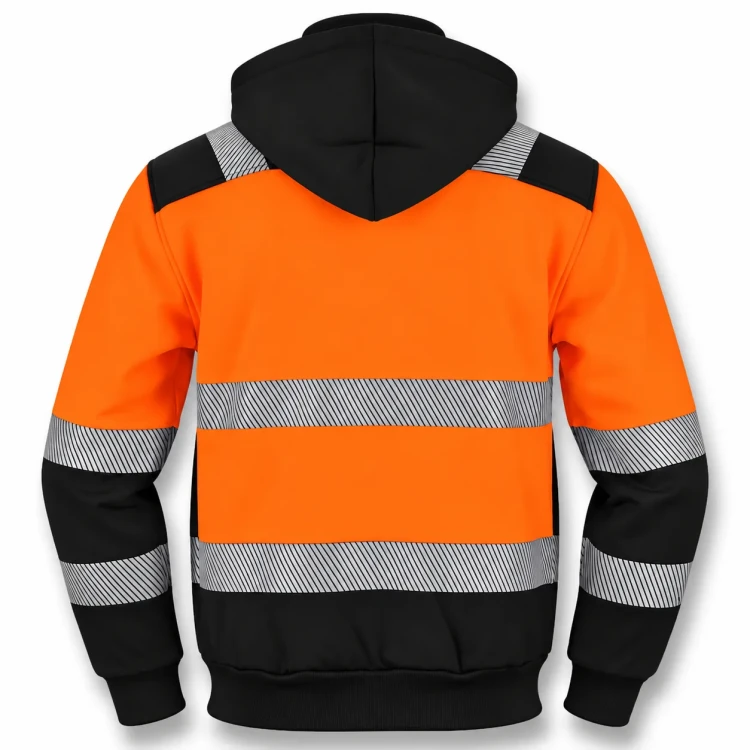 Bluza HV SIGNAL SWHV450 Orange Fluor / Black – tył