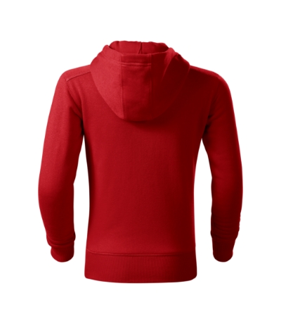 Malfini Trendy Zipper 412 – 07 czerwony – tył