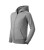 Malfini Trendy Zipper 412 – 12 ciemnoszary melanż – przód i bok
