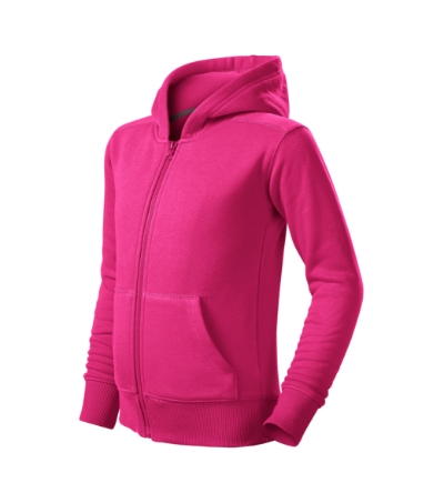 Malfini Trendy Zipper 412 – 40 czerwień purpurowa – przód i bok