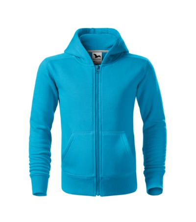 Malfini Trendy Zipper 412 – 44 turkus – przód